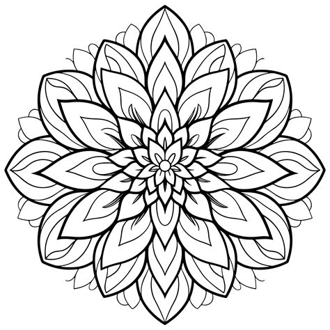 Pretty Flower Coloring Pages