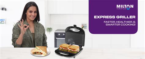 Buy MILTON Express 800 Watt Grill Sandwich Maker | Electric Toaster ...
