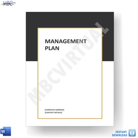 Management Plan Example 的图像结果