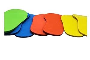 THE LABWORLD Shoe Insole Inserts, Foam Pads in Multicolor, Set of 2 ...