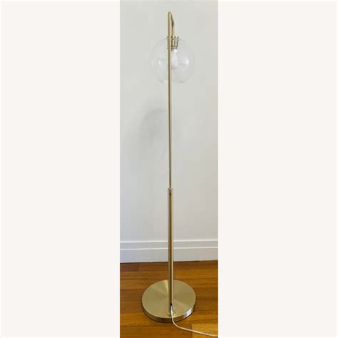 West Elm Sculptural Globe Floor Lamp - AptDeco