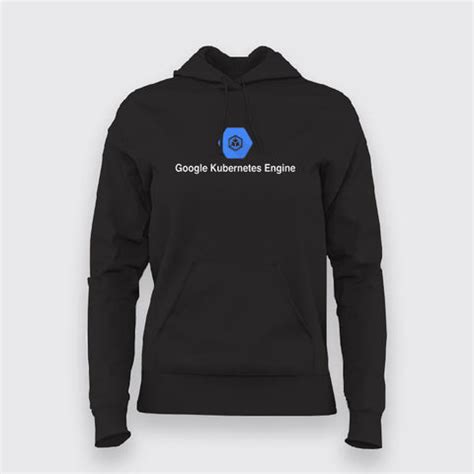 Google Kubernetes Engine Logo Hoodie For Women - TEEZ.in