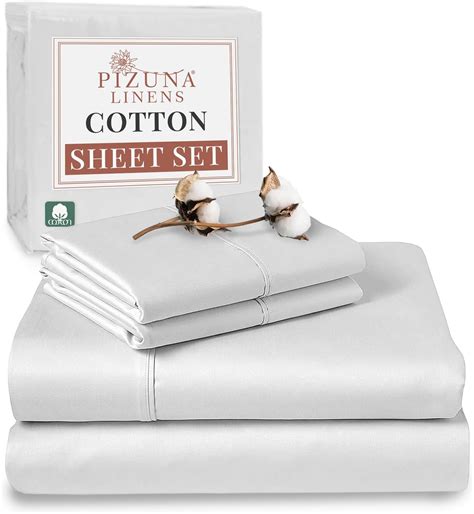 Amazon.com: LANE LINEN California King Sheets - 4 Pc Cal King Sheets ...
