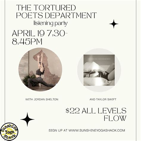 Taylor Swift Release Party Yoga Flow, Sunshine Yoga Shack, 127 North ...