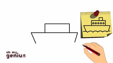 Steamer Boat Drawing