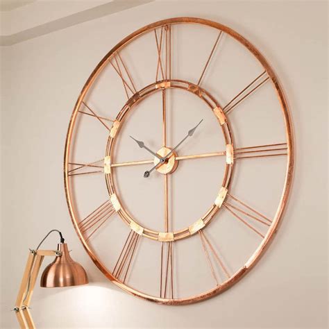 Gold Toned Contemporary Wall Clock – Myindianthings