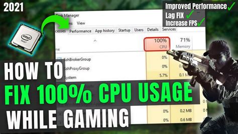 How to Fix 100% CPU USAGE While Gaming | High CPU Usage Windows 10 & Windows 11 | 2024