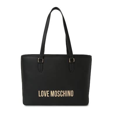 Buy Women Black LM Lettering PU Tote Bag Online at The Collective - 925180