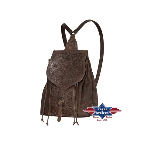 Leder Rucksack punziert - AmericanSuperStore - America Lifestyle für ...