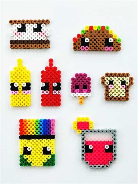 Perler Bead Food Designs 的图像结果