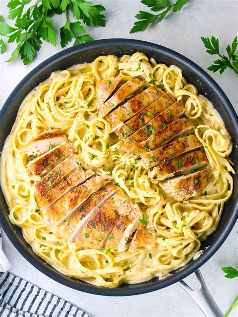 Deliciously Creamy Chicken Alfredo - Taste And See