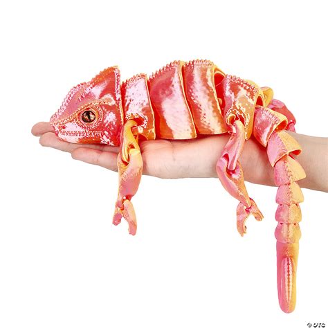 12 1/4" x 2 1/4" 3D-Printed Large Articulated Plastic Lizard Toy ...