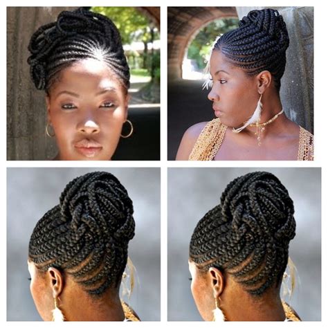 8+ Braided Up Hairstyles For Black Hair - Hairstyle | Haircut Trend