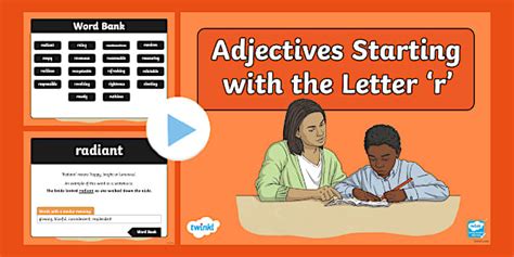 Adjectives Starting with the Letter 'r' PowerPoint