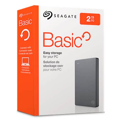 DISCO DURO EXTERNO SEAGATE BASIC 2TB - Compusystem Perú