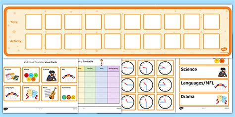Visual Timetable Resource Pack (teacher made) - Twinkl