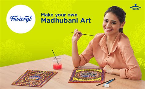 Fevicryl Madhubani Art kit I Learn Art of India with Complete DIY ...