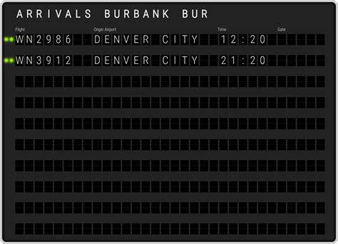 Burbank Bob Hope Airport Arrivals [BUR] Flight Schedules & BUR arrival