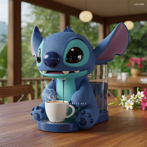 LUX.2462 Stitch Shaped Coffee Maker: Unique and Adorable Brewing for ...