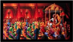 Shivaji Maharaj Rajabhishek Sparkle Print Wall Sticker Poster Withour ...