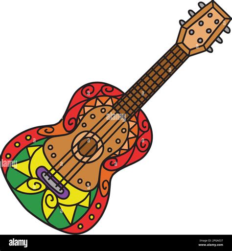 Cartoon Mexican Guitar Clip Art 8,500+ Mexican Guitar Stock