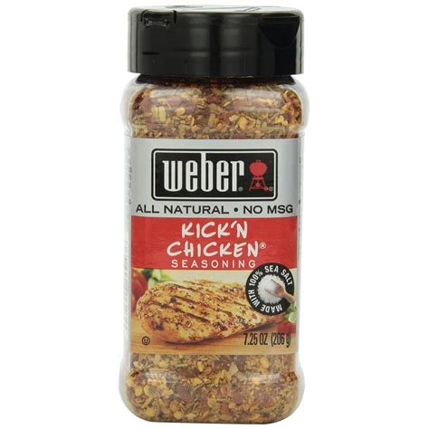 Weber Kick n Chicken Seasoning - 7.25 Ounce - Walmart.com