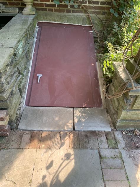 Custom Flat Galvanized cellar door installed in Philadelphia, PA ...