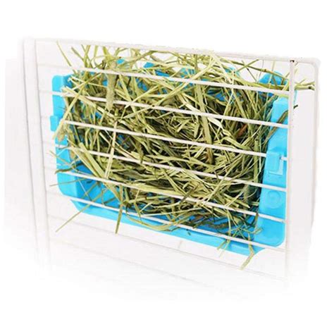 Buy Aisoway Rabbit Hanging Feeder Hay Grass Holder Box Guinea Pigs Mess ...