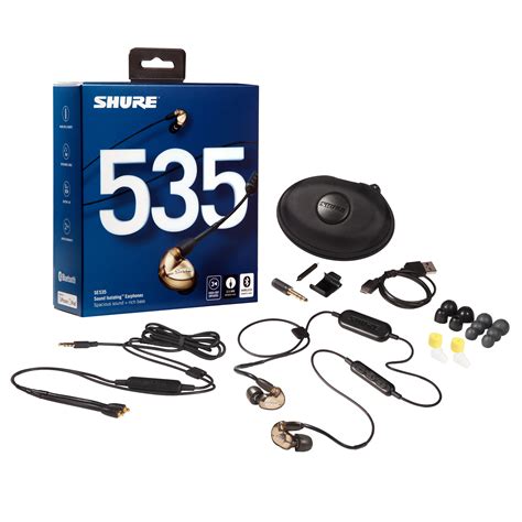 Shure SE535-V+BT1 | Sound-Isolating Earphones with Bluetooth