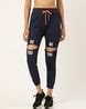 Buy Blue Track Pants for Women by The Dry State Online | Ajio.com