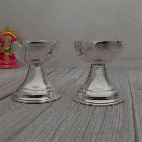 German Silver Deepa/Diya Sets – onesilver.in