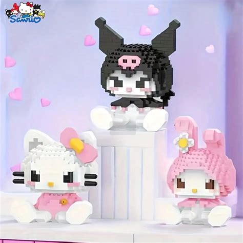 Sanrio Sanrio Character Blocks Set - Hello Kitty, Kuromi, My Melody ...