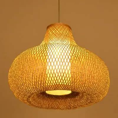 Buy bamboo hanging lamp online at best price | nitalamphouse