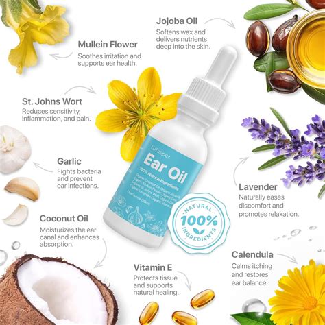 Ear Oil Drops | Garlic Mullein Ear Drops for Clogged Ears, Ear ...