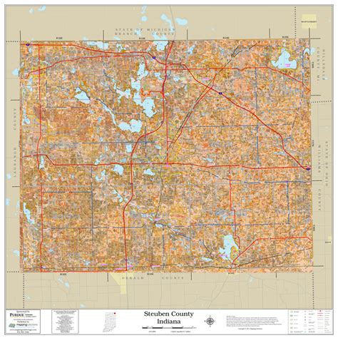 Steuben County Indiana 2022 Soils Wall Map | Mapping Solutions