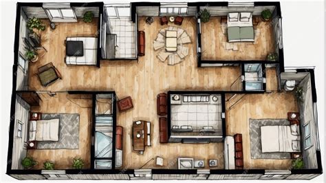 Apartment Layout Plan 的图像结果