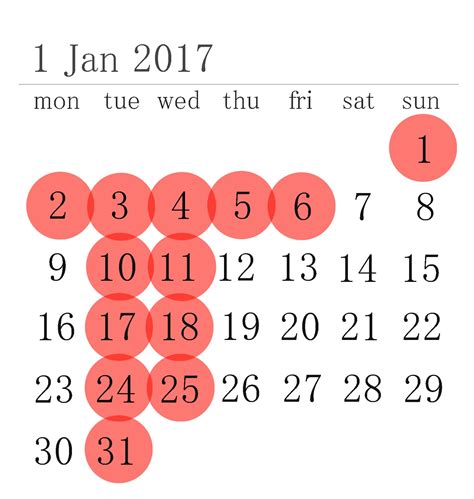 PLANT / PLANT: 1月と2月のカレンダー