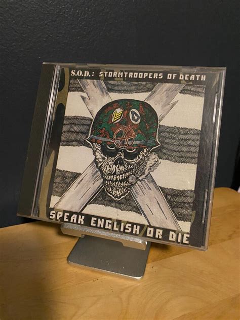 Stormtroopers Of Death - Speak English Or Die CD - 1987 Megaforce ...
