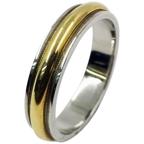 Gold Mens Wedding Bands