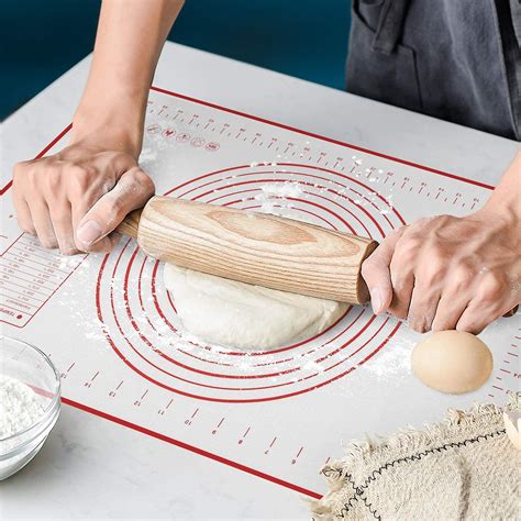 Buy Bengvo Silicone Pastry Mat Non Stick Baking Mat with Measurement ...