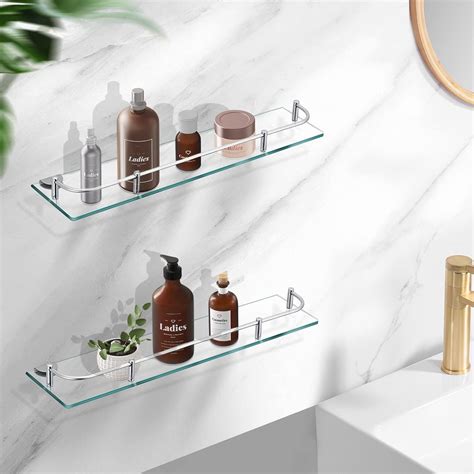 Koilria Glass Bathroom Shelf, Glass Shelves for | Ubuy India