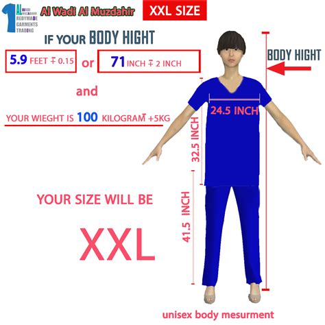 Size Charts - uniforms-uae - Scrub Suit size chart Shirts Size Chart ...