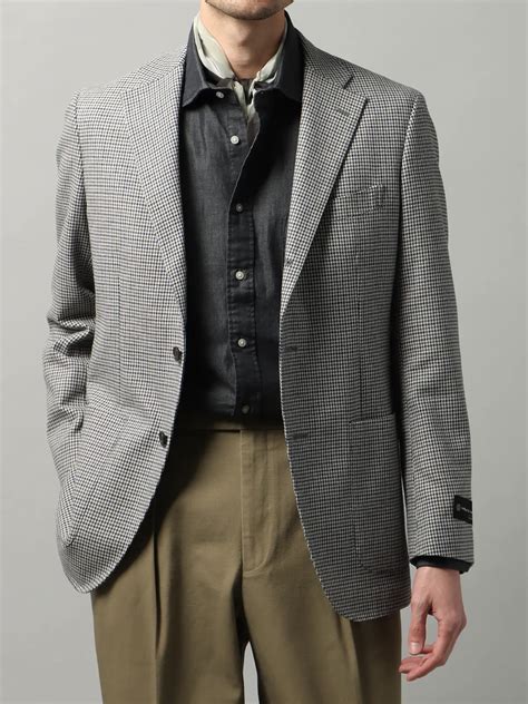 ジャケット／LANIFICIO F.LLI MANNELLI／ウール／ハウンドトゥース／RI05 | THE SUIT COMPANY ...
