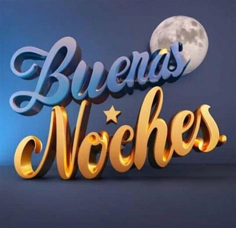 Buenas Noches - Good Night in Spanish
