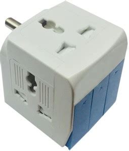 HI-PLASST TG-105 3 Socket Worldwide Adaptor white - Price in India ...