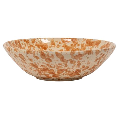 Splatter Bowl, Large, Tan and Ivory, Modern Rustic Design, Large Pasta ...