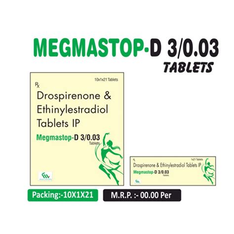 Drospirenone + Ethinylestradiol Tablets Medblend Pharmaceutical Privat