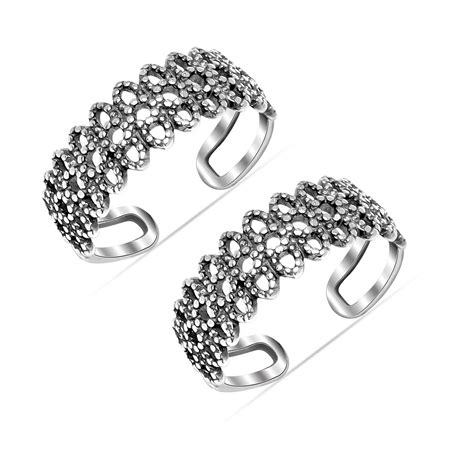 Buy Silver Toe Rings Online for Women | TrueSilver