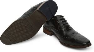 GABICCI Peters Oxford Brogue Black Formal Shoes Leather Party Wear For ...