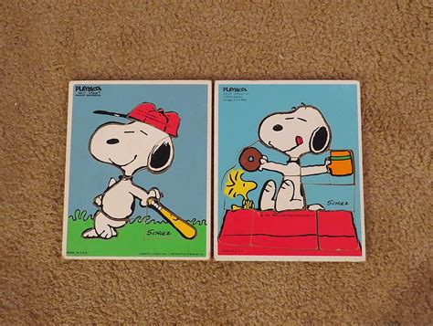 7 Vintage Peanuts Puzzles, Peanuts Jigsaw Puzzles, Peanuts Floor ...